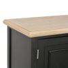 Mueble Para El Televisor De Madera Negro 90x30x40 Cm