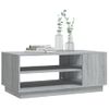 Mesa De Centro Madera De Ingeniería Gris Sonoma 102x55x43 Cm