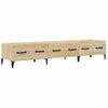 Mueble De Tv Madera Contrachapada Roble Sonoma 150x34,5x30 Cm