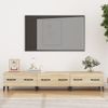 Mueble De Tv Madera Contrachapada Roble Sonoma 150x34,5x30 Cm