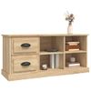 Mueble De Tv Madera Contrachapada Roble Sonoma 102x35,5x47,5 Cm