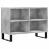 Mueble De Tv Madera De Ingeniería Gris Hormigón 69,5x30x50 Cm