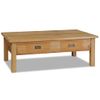 Mesa De Centro Madera De Teca Maciza 100x60x35 Cm