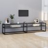 Mueble Para Tv Vidrio Templado Transparente 200x40x40,5 Cm