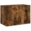 Mueble Para Tv De Pared Roble Ahumado 60x30x41 Cm