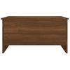 Mesa De Centro Madera Contrachapada Roble Marrón 80x55,5x41,5cm