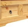 Mueble Para Tv Corona Range De Pino Mexicano 91x43x56 Cm