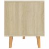 Mueble De Tv Aglomerado Color Roble Sonoma 90x40x48,5 Cm