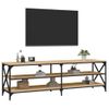 Mueble De Tv Madera Contrachapada Roble Sonoma 160x40x50 Cm