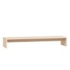 Soporte Para Monitor Madera Maciza De Pino 100x27x15 Cm