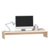 Soporte Para Monitor Madera Maciza De Pino 100x27x15 Cm