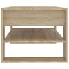 Mesa De Centro Madera Contrachapada Roble Sonoma 102x55x45 Cm