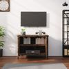 Mueble De Tv Madera Contrachapada Roble Ahumado 60x35x45 Cm