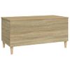 Mesa De Centro Madera Contrachapada Roble Sonoma 90x44,5x45 Cm