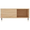 Mesa De Centro Madera Contrachapada Roble Sonoma 80x80x36,5 Cm