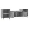 Mueble Para Tv Madera Contrachapada Gris Hormigón 160x35x55 Cm