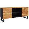 Mueble De Tv Madera Maciza De Acacia 105x33x46 Cm