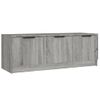 Mueble De Tv Madera Contrachapada Gris Sonoma 102x35x36,5 Cm