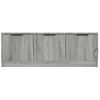 Mueble De Tv Madera Contrachapada Gris Sonoma 102x35x36,5 Cm