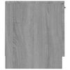 Mueble De Tv Madera Contrachapada Gris Sonoma 140x35x40 Cm