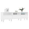 Mueble De Tv Madera Contrachapada Blanco 150x30x44,5 Cm