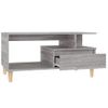 Mesa De Centro Madera Contrachapada Gris Sonoma 90x49x45 Cm