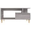 Mesa De Centro Madera Contrachapada Gris Sonoma 90x49x45 Cm