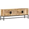 Mueble Para Tv De Madera Maciza De Mango 140x30x50 Cm