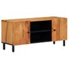 Mueble De Tv Madera Maciza De Acacia 105x33x46 Cm