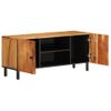 Mueble De Tv Madera Maciza De Acacia 105x33x46 Cm