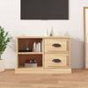 Mueble De Tv Madera Contrachapada Roble Sonoma 73x35,5x47,5 Cm