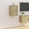 Muebles Para Tv De Pared 2 Unidades Roble Sonoma 40x34,5x60 Cm