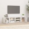 Muebles Para Tv 2 Unidades Madera Blanco Brillo 80x31,5x36 Cm