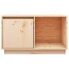 Mueble De Tv De Madera Maciza De Pino 74x35x44 Cm