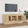 Mueble De Tv Madera Contrachapada Roble Sonoma 102x35x45 Cm