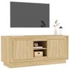 Mueble De Tv Madera Contrachapada Roble Sonoma 102x35x45 Cm