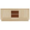 Mueble De Tv Madera Contrachapada Roble Sonoma 102x35x45 Cm