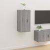 Mueble Para Tv De Pared Gris Sonoma 40x34,5x80 Cm