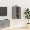 Mueble Para Tv De Pared Gris Sonoma 40x34,5x80 Cm