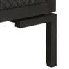 Mueble Para Tv De Madera Maciza De Mango Negro 115x30x46 Cm