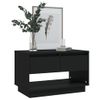 Mueble Para Tv Madera Contrachapada Negro 70x41x44 Cm