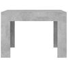 Mesa De Centro Madera Contrachapada Gris Hormigón 50x50x35 Cm