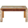 Mesa De Centro De Madera Maciza Reciclada 80x80x40 Cm