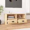 Mueble Para Tv Madera Contrachapada Roble Sonoma 93x35,5x45 Cm