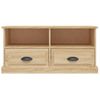 Mueble Para Tv Madera Contrachapada Roble Sonoma 93x35,5x45 Cm