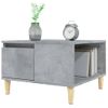 Mesa De Centro Madera Contrachapada Gris Sonoma 55x55x36,5 Cm