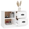 Mueble Para Tv Madera Contrachapada Blanco 73x35,5x47,5 Cm