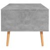 Mesa De Centro De Aglomerado Gris Hormigón 100x49,5x43 Cm