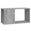 Mueble De Tv Madera Contrachapada Gris Sonoma 60x24x32 Cm