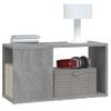 Mueble De Tv Madera Contrachapada Gris Sonoma 60x24x32 Cm